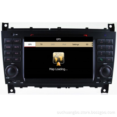 Ouchuangbo Car DVD Multimedia Radio for Benz C-Class W203 /Benz CLC GPS iPod USB